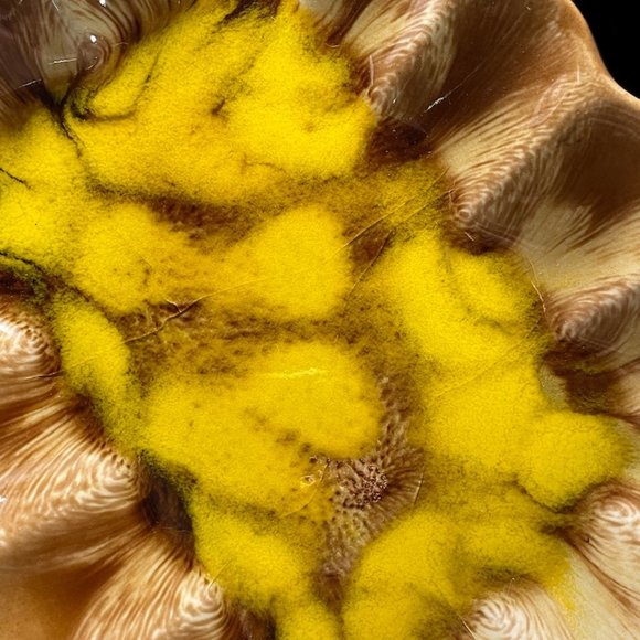 Vintage 1970s Belgo Canadian Pottery Montreal Drip Glaze Ceramic Divided Dish - Picture 10 of 10